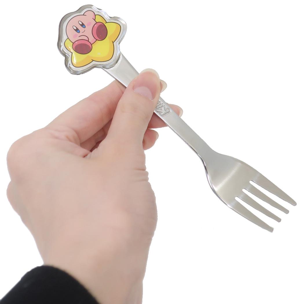 ステンレス 子供ダイカットフォーク フォーク 星のカービィ スケーター こども デザート カトラリー メール便可