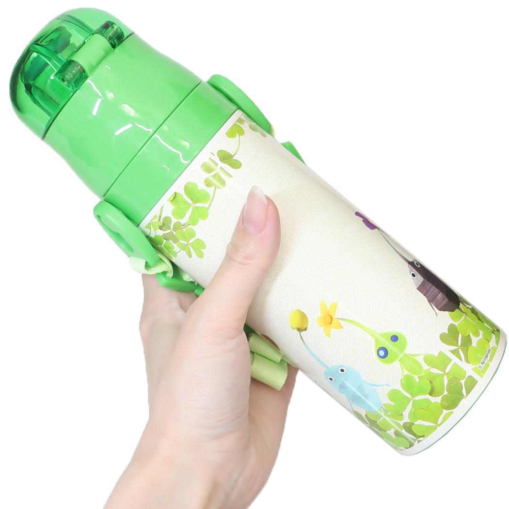 超軽量コンパクトロック付ワンプッシュダイレクトステンレスボトル 470ml 保冷水筒 ピクミン ショウワノート 直のみ 保冷専用
