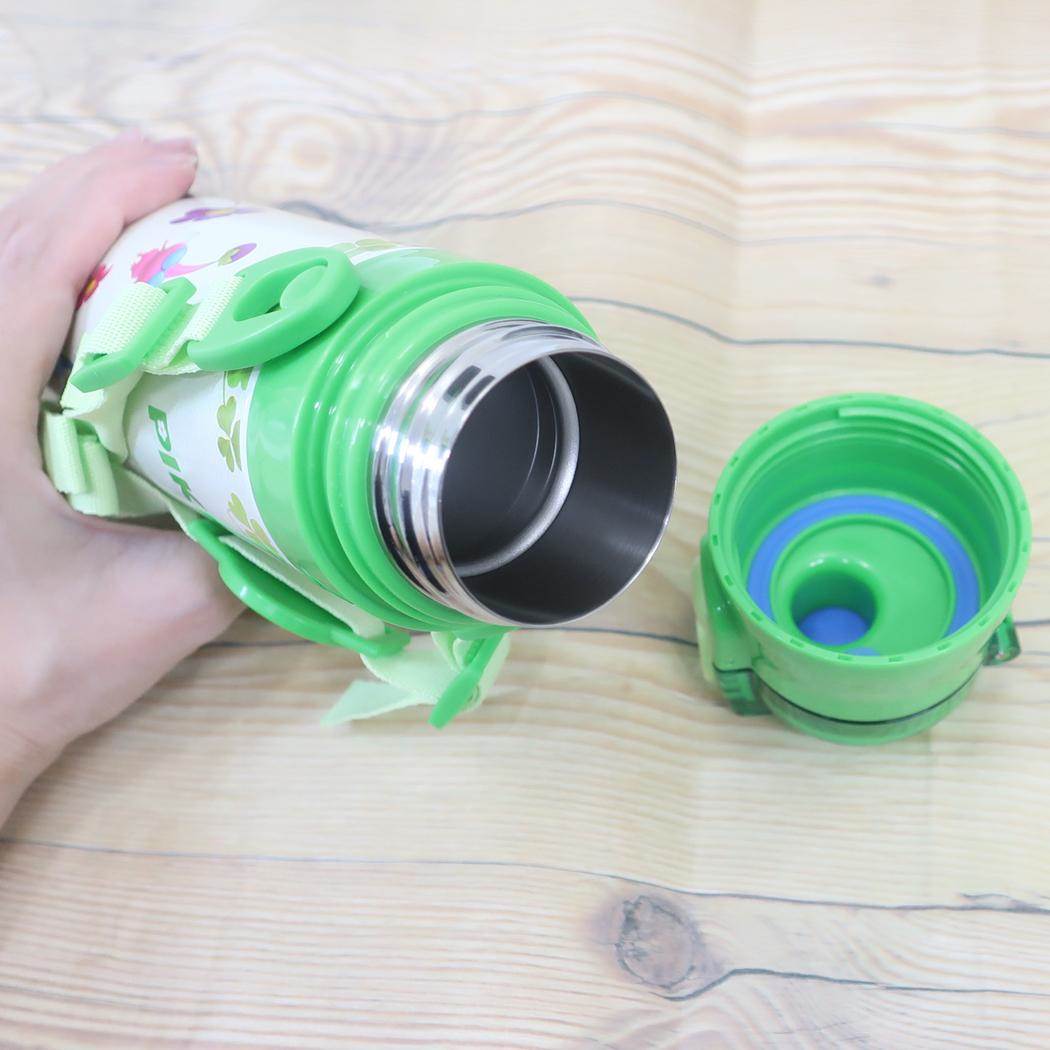 超軽量コンパクトロック付ワンプッシュダイレクトステンレスボトル 470ml 保冷水筒 ピクミン ショウワノート 直のみ 保冷専用