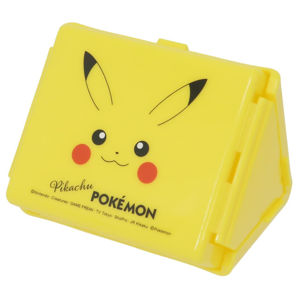 抗菌折りたたみおにぎりケース お弁当箱 ポケットモンスター ピカチュウ フェイス 23 ポケモン スケーター 食洗機対応 三角 折り畳み おむすびケース