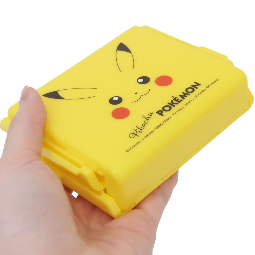 抗菌折りたたみおにぎりケース お弁当箱 ポケットモンスター ピカチュウ フェイス 23 ポケモン スケーター 食洗機対応 三角 折り畳み おむすびケース