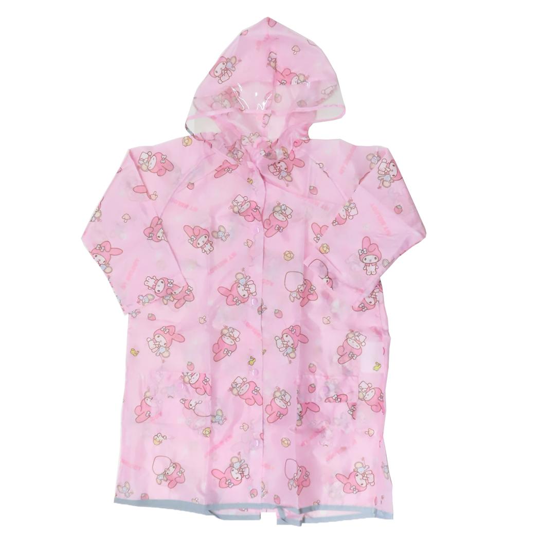 リュック ランドセルが背負えるレインコート 子供用 レインウェア マイメロディ いつもいっしょのお友だち サンリオ スケーター キッズ 子ども用 雨合羽 メール便可