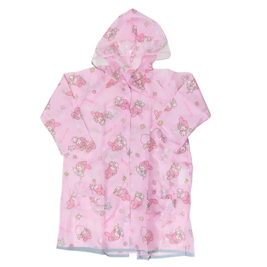 リュック ランドセルが背負えるレインコート 子供用 レインウェア マイメロディ いつもいっしょのお友だち サンリオ スケーター キッズ 子ども用 雨合羽 メール便可
