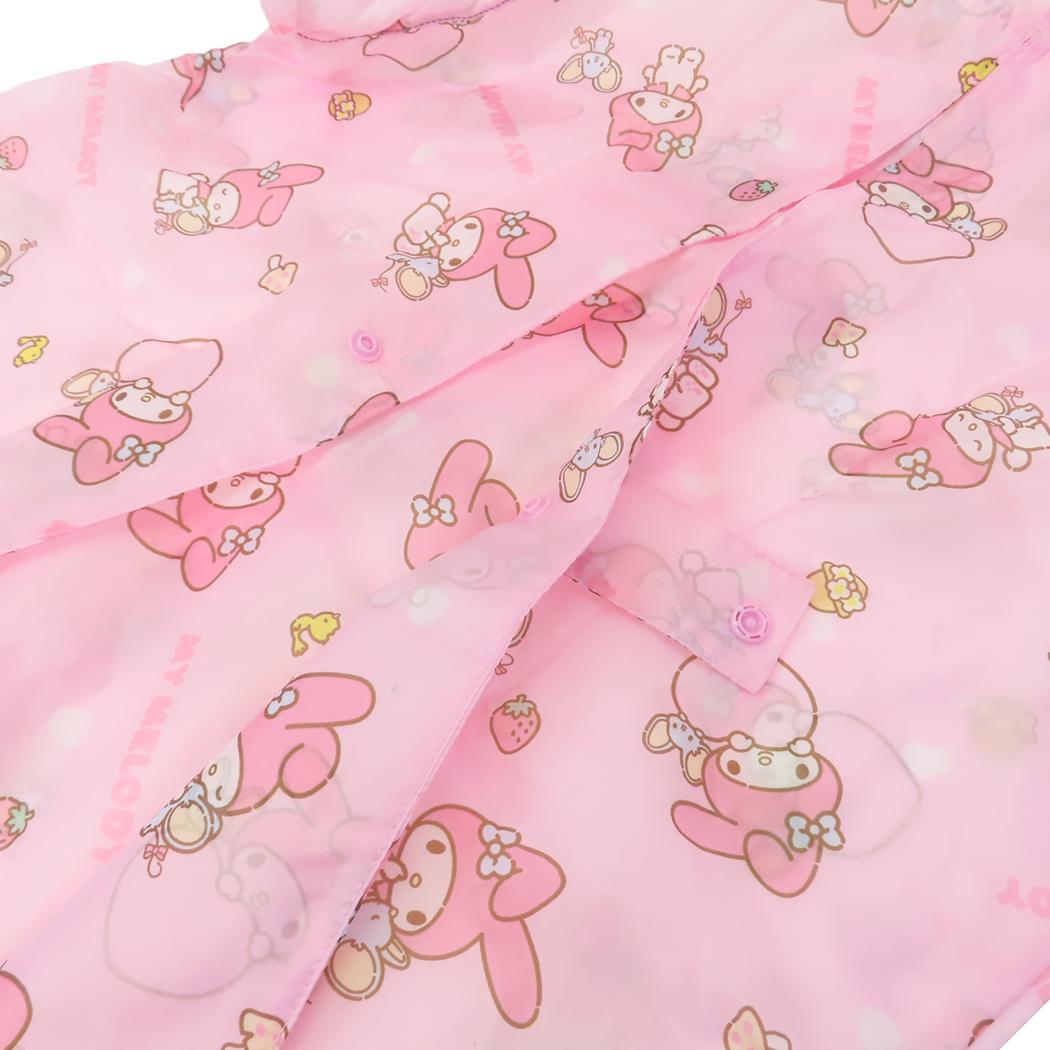 リュック ランドセルが背負えるレインコート 子供用 レインウェア マイメロディ いつもいっしょのお友だち サンリオ スケーター キッズ 子ども用 雨合羽 メール便可