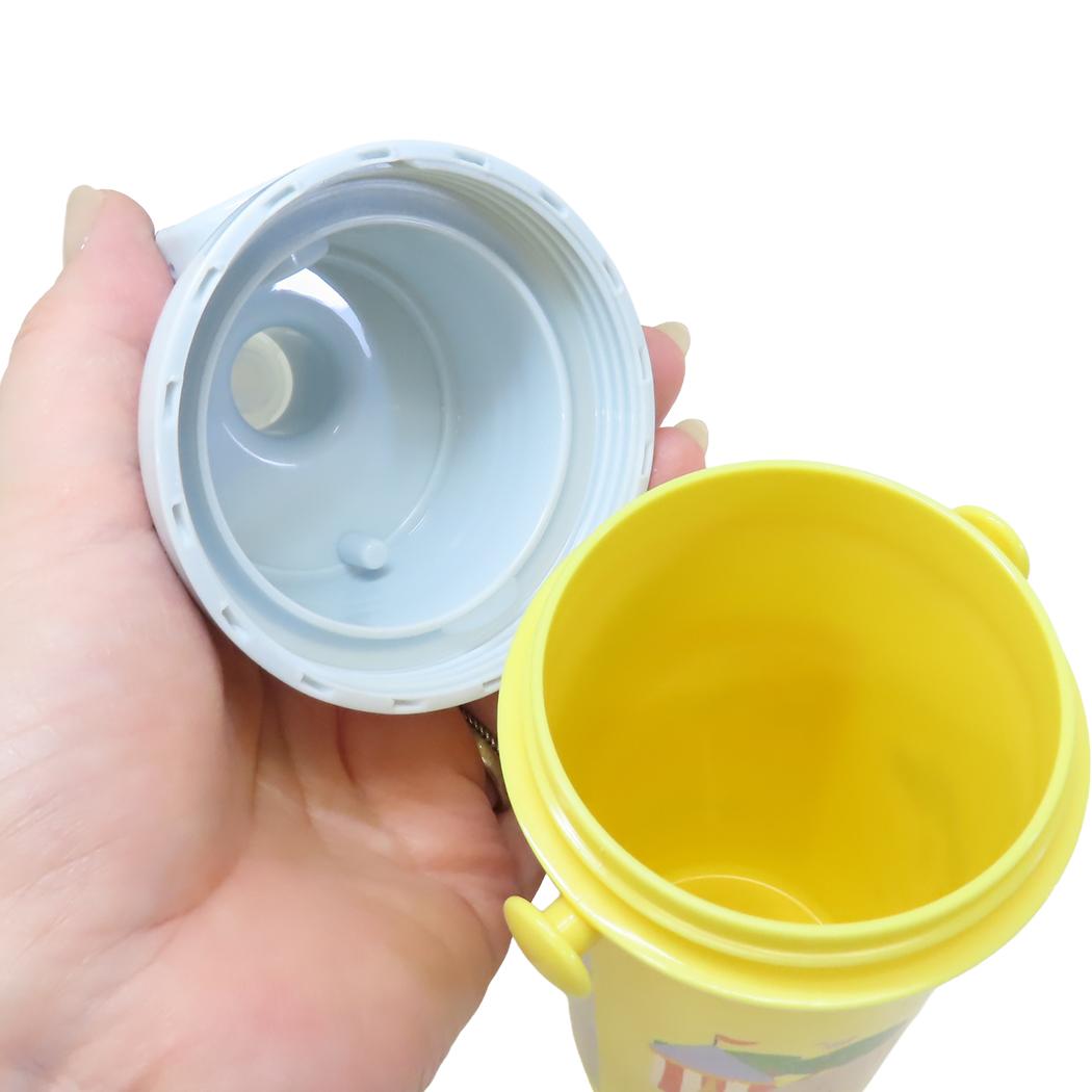 抗菌食洗器対応直飲プラワンタッチボトル 水筒 おさるのジョージ 480ml ZOO スケーター 子供 遠足 絵本