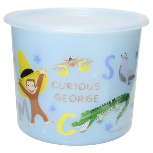 ワンタッチシール容器M 保存容器 おさるのジョージ 800ml ZOO スケーター タッパー 絵本