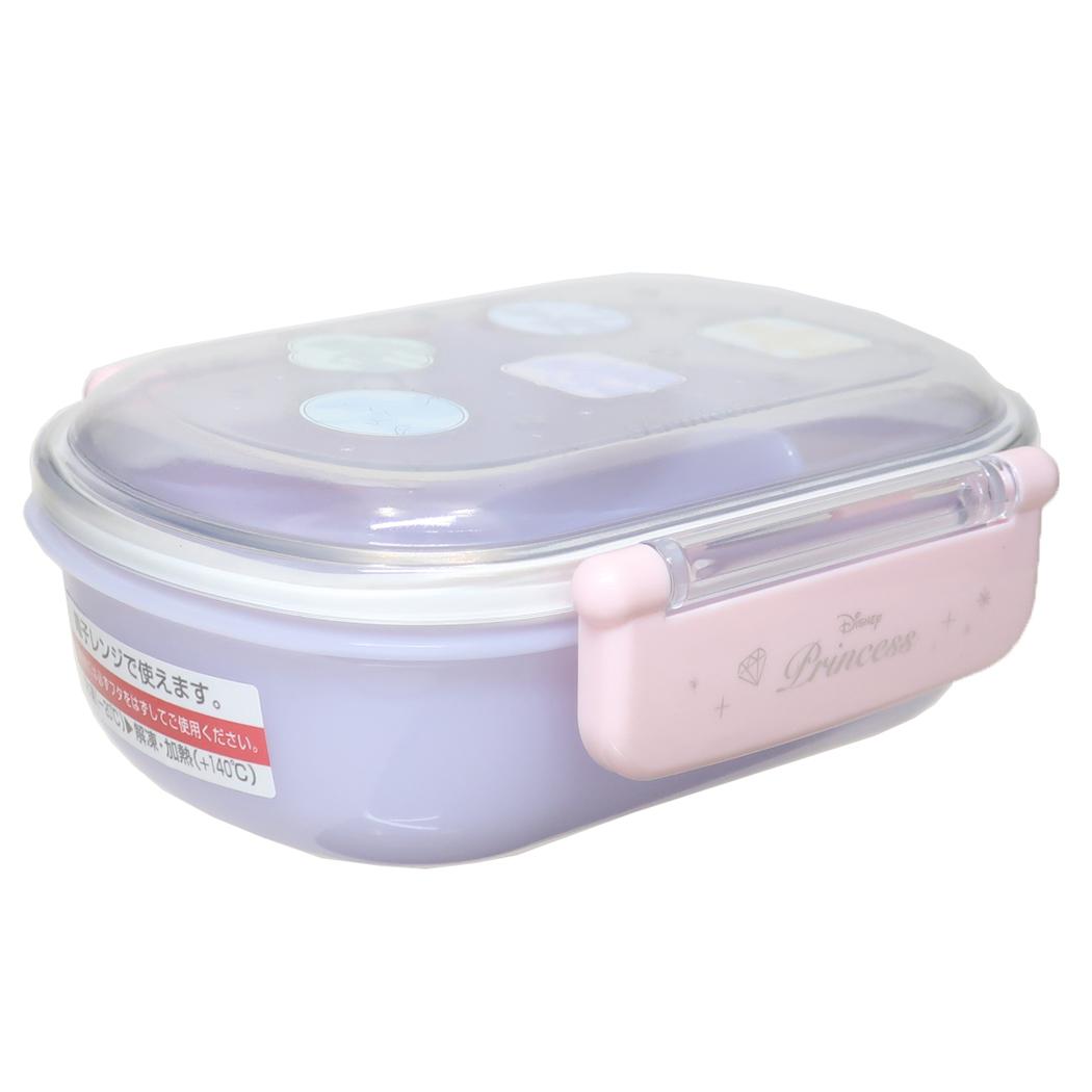 抗菌食洗機対応 ふわっとフタタイトランチボックス お弁当箱 ディズニープリンセス シルエット 360ml ディズニー スケーター 一段ランチボックス