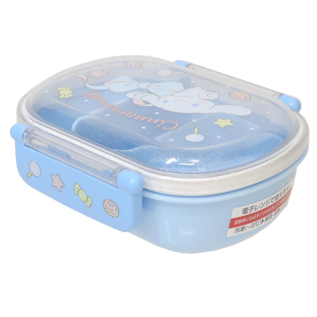 抗菌食洗機対応ふわっとフタタイトランチボックス 360ml お弁当箱 シナモロール ビッグリボン サンリオ スケーター 一段 電子レンジ対応