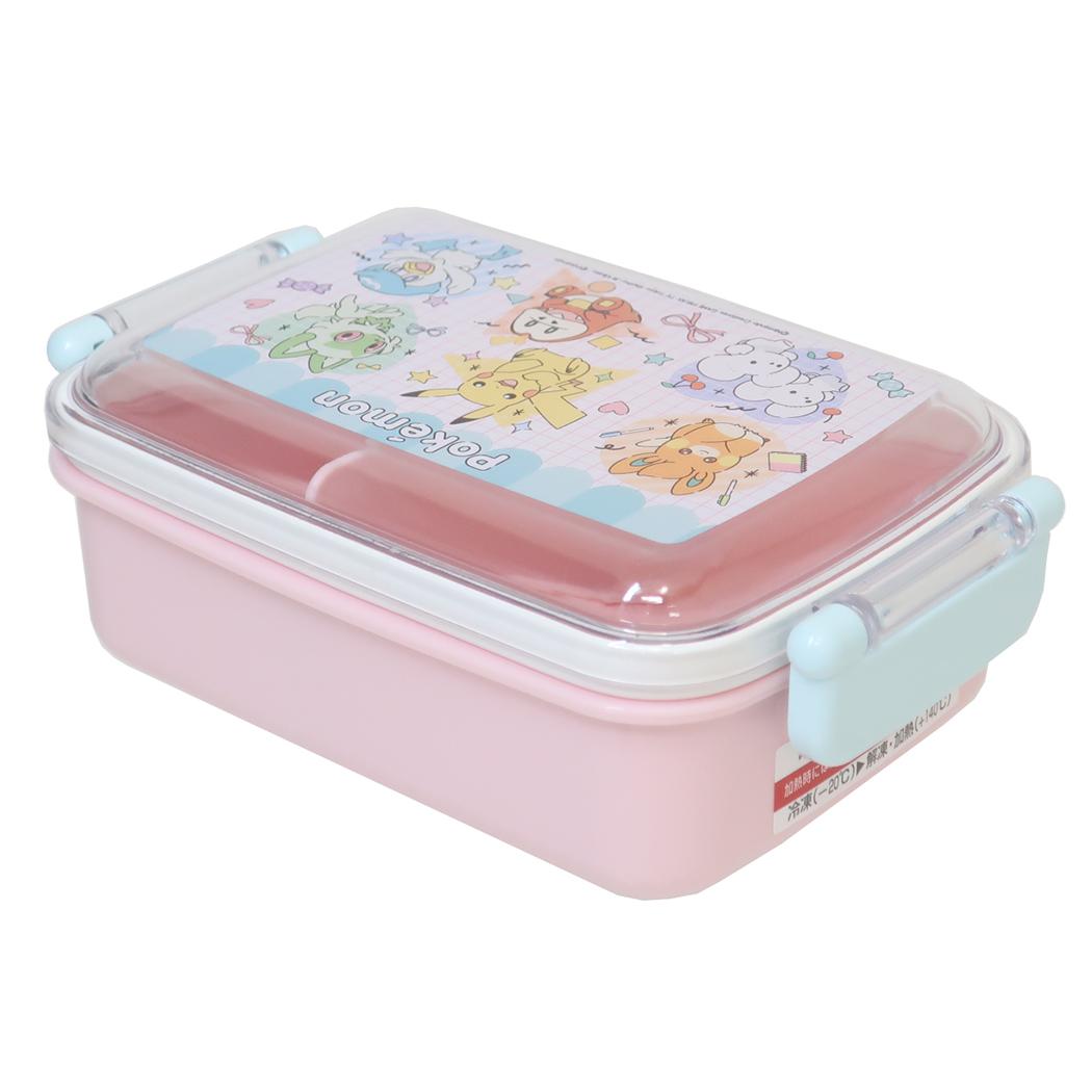 抗菌食洗機対応ふわっとフタタイトランチボックス 450ml お弁当箱 ポケットモンスター Popping Up ポケモン スケーター 一段 電子レンジ対応