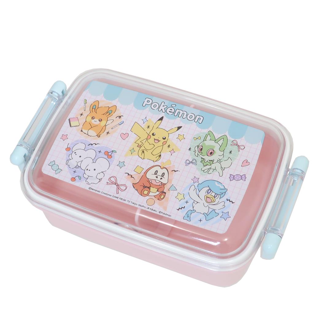 抗菌食洗機対応ふわっとフタタイトランチボックス 450ml お弁当箱 ポケットモンスター Popping Up ポケモン スケーター 一段 電子レンジ対応