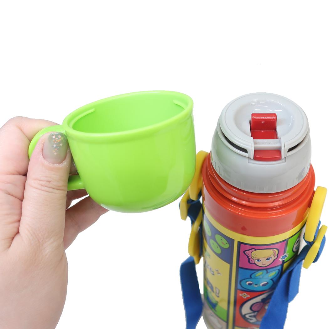 超軽量コンパクト2WAYステンレスボトル 直飲み470ml コップ飲み430ml 保冷水筒 トイストーリー 25 ディズニー スケーター 子供 遠足