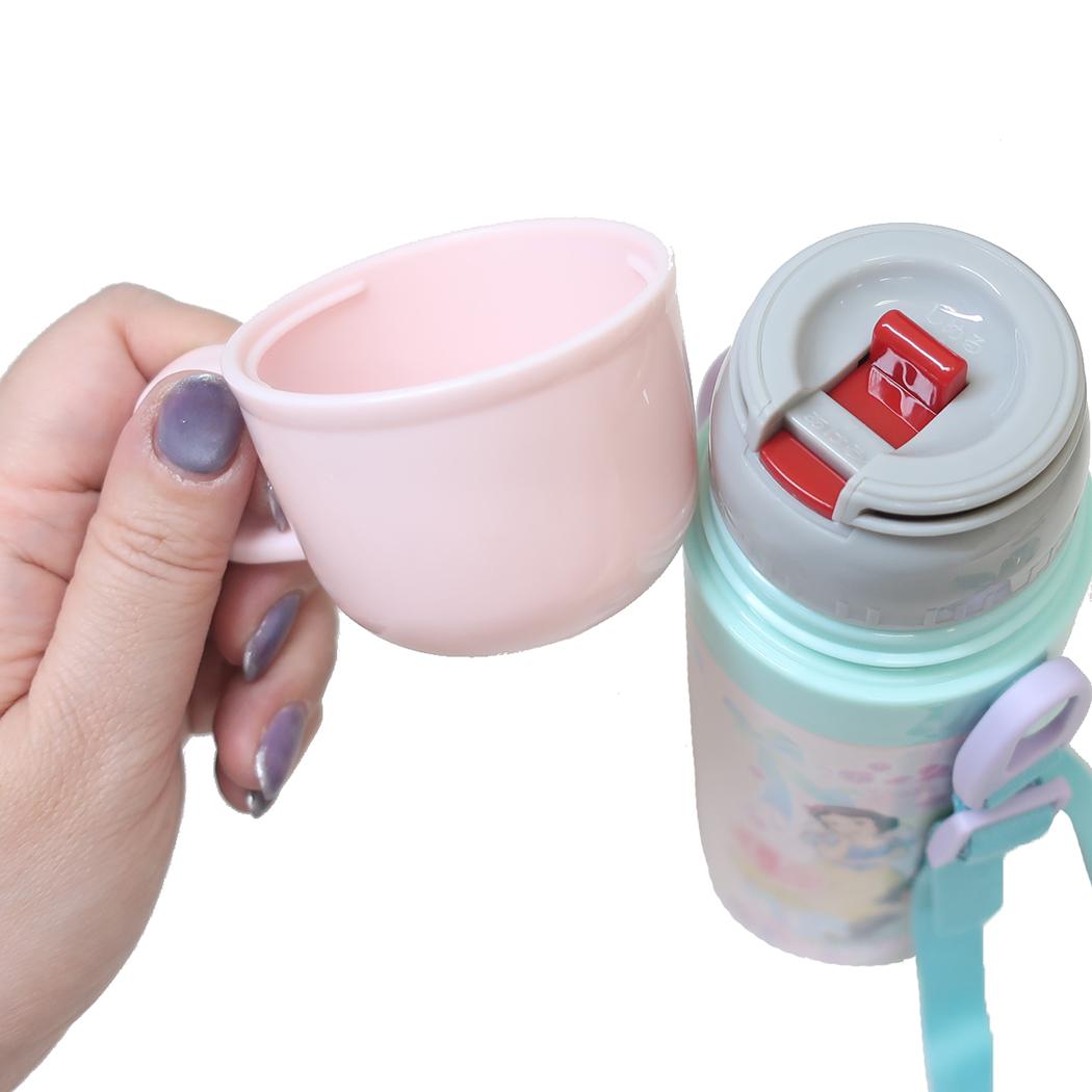 超軽量 コンパクト2WAYステンレスボトル 保温保冷水筒 ディズニープリンセス ディズニー スケーター 直飲み コップ飲み キッズ