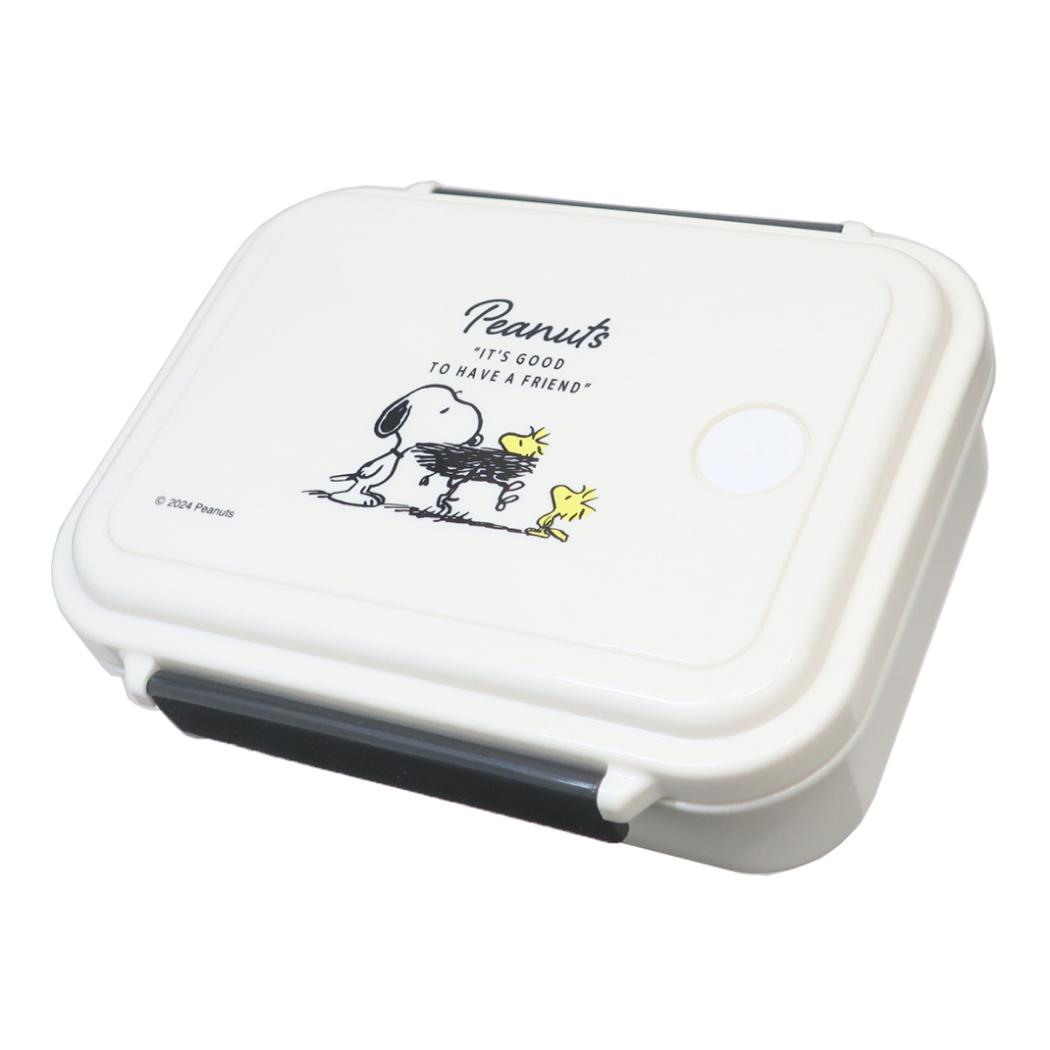 スチーム式ランチBOX お弁当箱 スヌーピー バッジ ピーナッツ スケーター 電子レンジ対応 食洗機対応