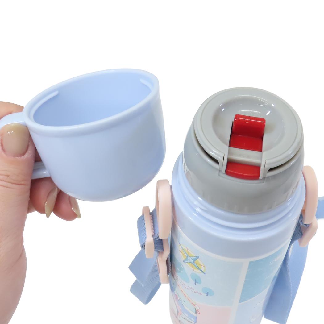 超軽量コンパクト2WAYステンレスボトル 保温保冷水筒 すみっコぐらし しろくまのふるさと サンエックス スケーター 子供 遠足