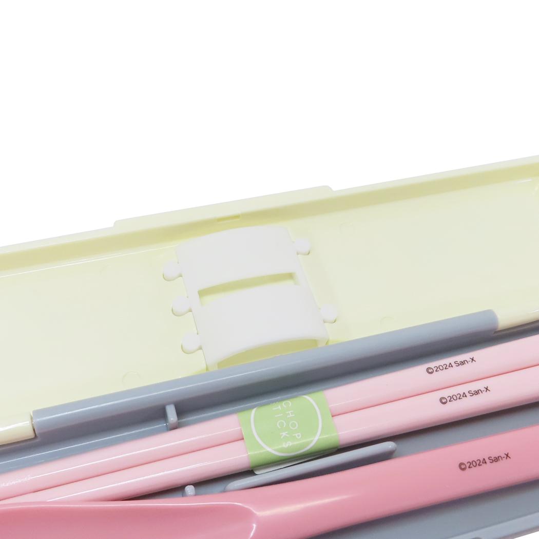 抗菌音の鳴らないコンビセット 箸 スプーン お箸＆スプーンセット たれぱんだ スケーター 新学期準備 女の子 メール便可