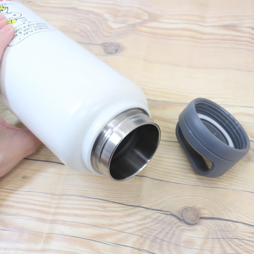 スクリューハンドル付マグボトル 1200ml 保温保冷水筒 スヌーピー BASE BALL ピーナッツ スケーター ランチ