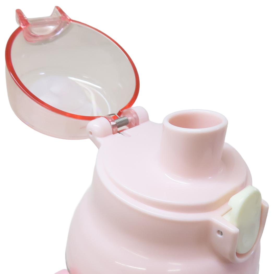 食洗器対応直飲プラ製ワンタッチクリアボトル 水筒 すみっコぐらし 480ml しろくまのふるさと サンエックス スケーター 子供 遠足