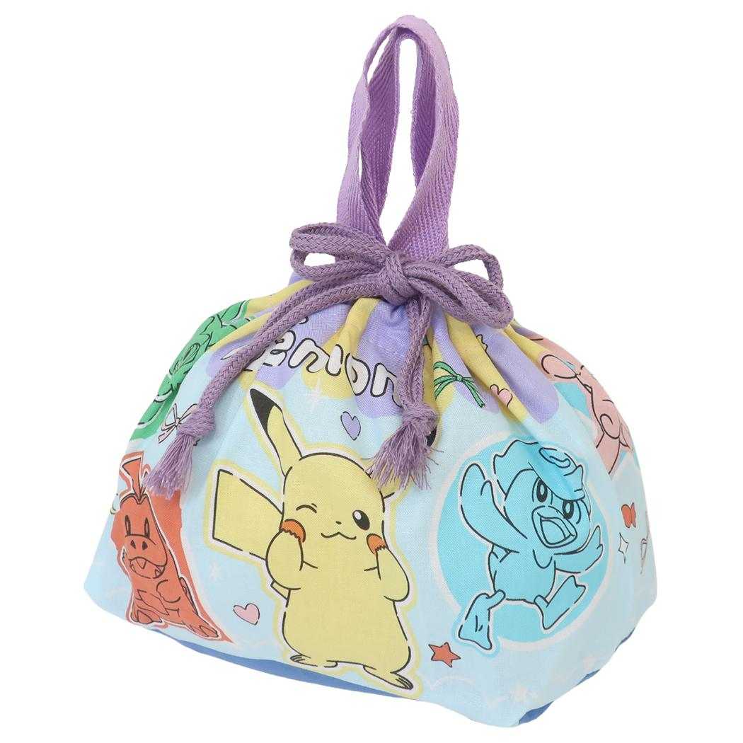 お弁当きんちゃくポーチ ランチ巾着 ポケットモンスター Popping Up ポケモン スケーター マチ付き ランチ雑貨 メール便可