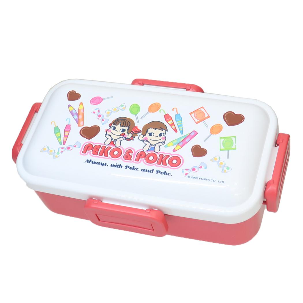抗菌ふわっと弁当箱 530ml お弁当箱 ペコちゃん おかし スケーター 一段ランチボックス