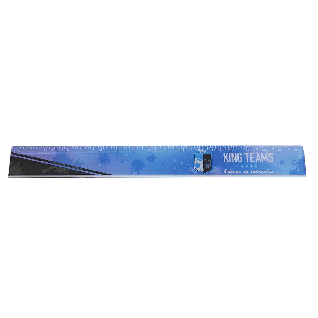 KING TEAMS スリム 17cm 定規 ものさし 新入学 クラックス 新学期準備文具 子ども キッズ 男の子 メール便可