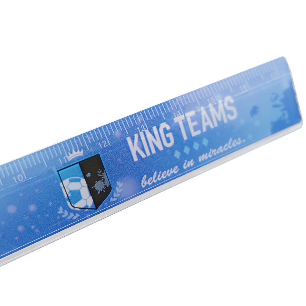 KING TEAMS スリム 17cm 定規 ものさし 新入学 クラックス 新学期準備文具 子ども キッズ 男の子 メール便可