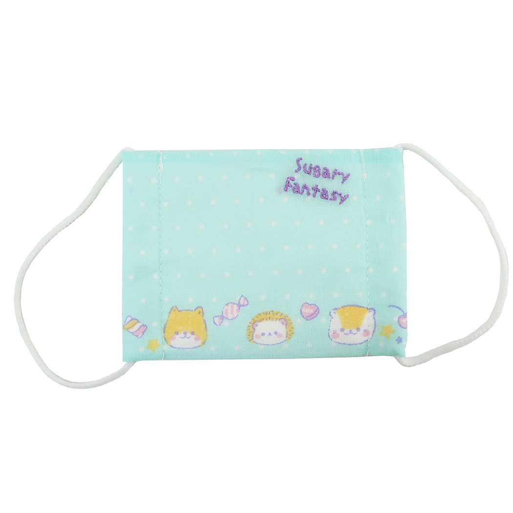 SUGARY FANTASY ガーゼマスク 洗えるシングルマスク 新入学 新学期 クラックス かわいい 女の子向け メール便可
