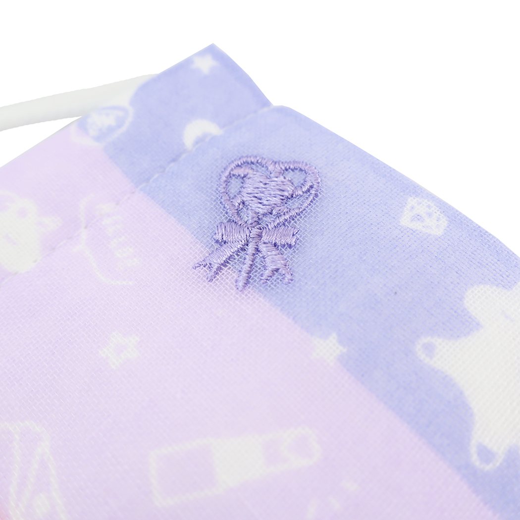 CUTESY PALETTE ガーゼマスク 洗えるシングルマスク 新入学 新学期 クラックス かわいい 女の子向け メール便可