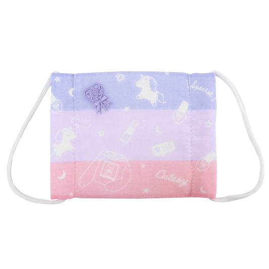 CUTESY PALETTE ガーゼマスク 洗えるシングルマスク 新入学 新学期 クラックス かわいい 女の子向け メール便可