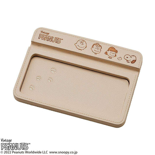 スマホスタンドトレー 卓上収納 スヌーピー アイボリー ピーナッツ 茶谷産業 マルチトレー 眼鏡置き