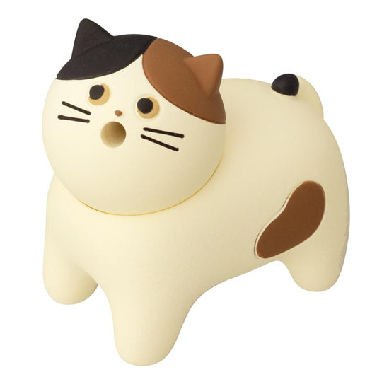 キョロキョロお香立て 芳香剤 ミケ ねこ デコレ ギフト プレゼント おもしろ雑貨