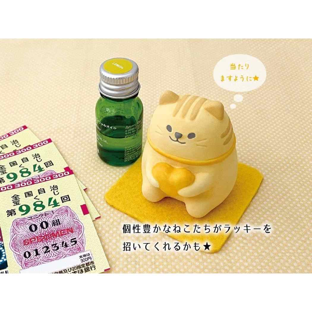 風水ねこアロママスコット リラックス雑貨 とらっち 金運 猫 デコレ プレゼント インテリア