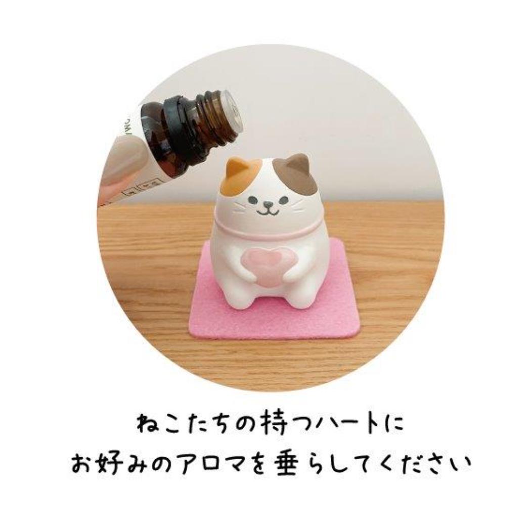 風水ねこアロママスコット リラックス雑貨 サバコ 健康運 猫 デコレ プレゼント インテリア