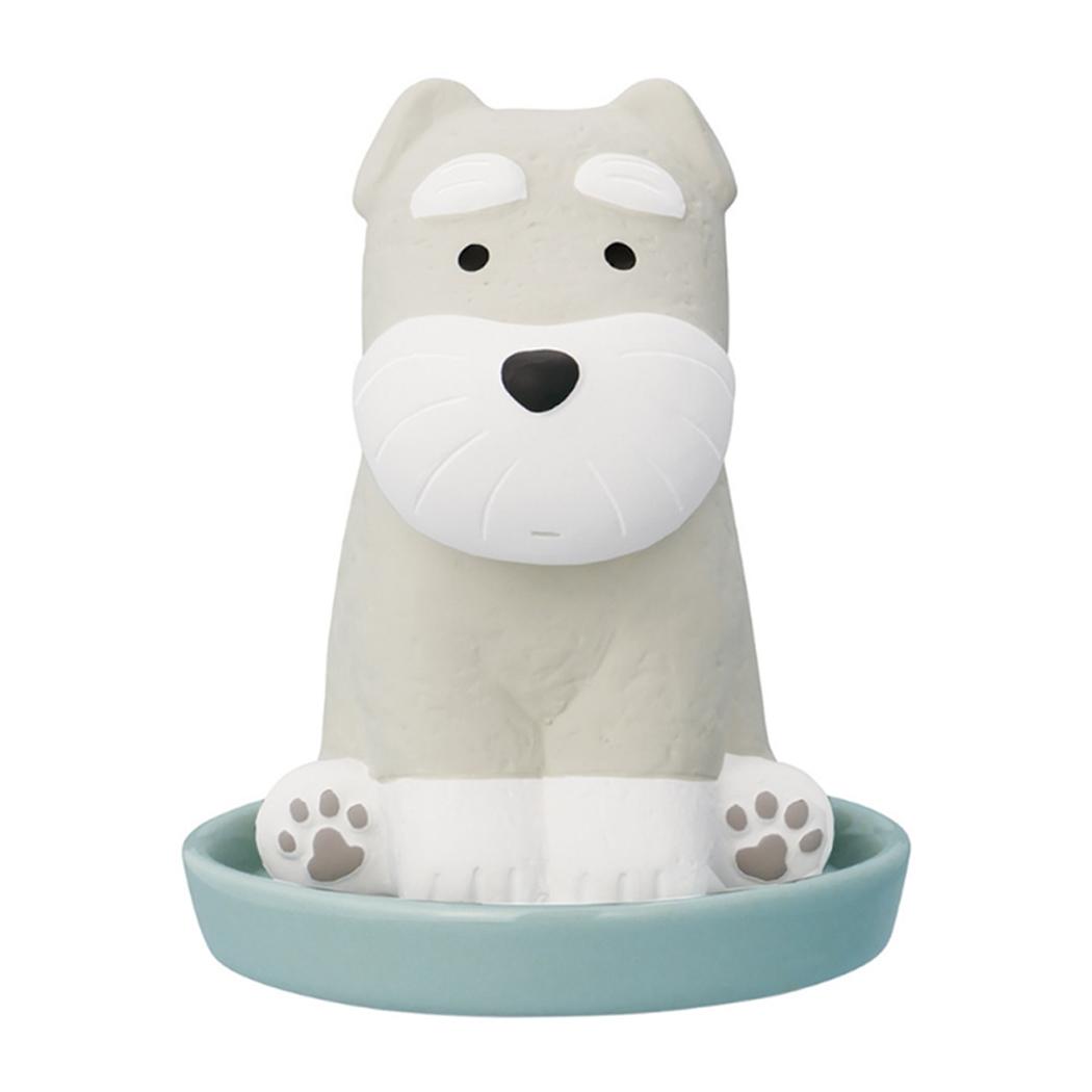 加湿器 潤いマスコット わんころん シュナウザー デコレ