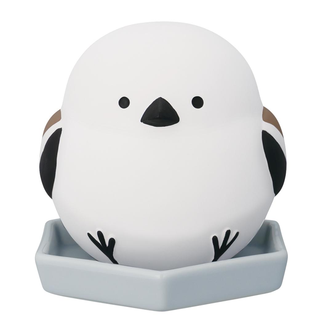 加湿器 潤いマスコット シマエナガ 六角皿 デコレ