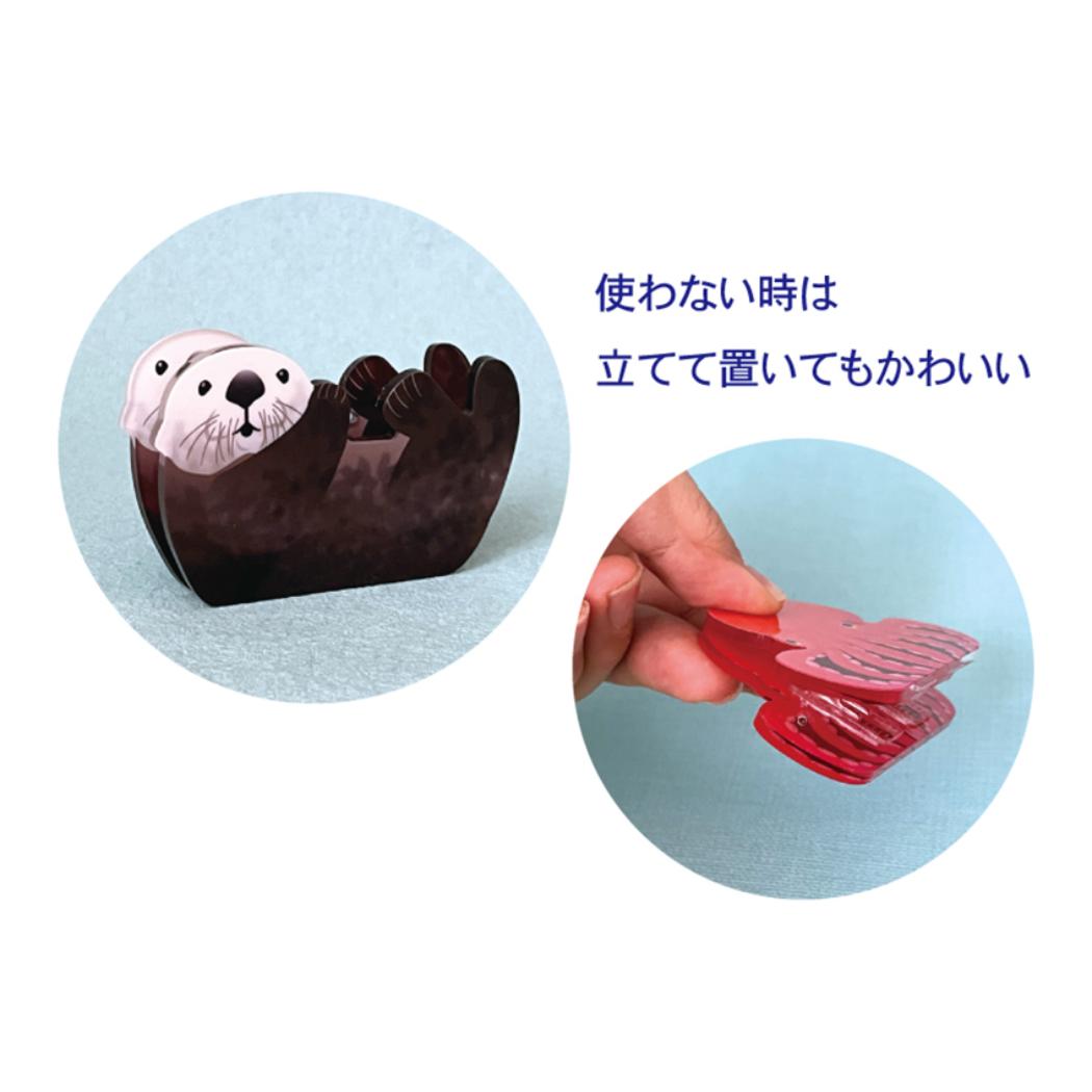 クリップ アクリルクリップ アザラシ デコレ