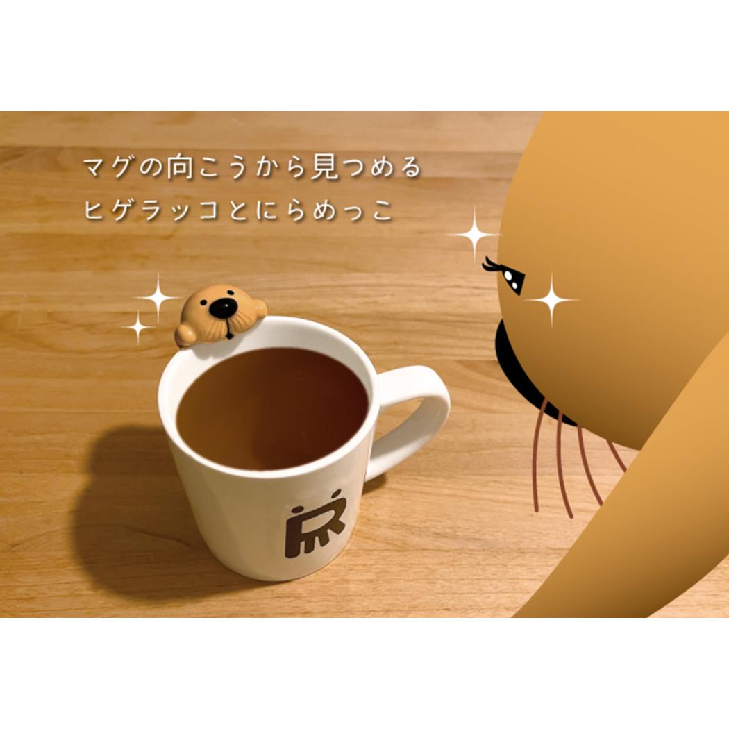 HIGE RACCO ヒゲラッコ マグカップ にらめっこマグ デコレ
