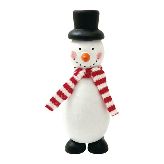 クリスマスウッドマスコット マスコット スノーマン デコレ インテリア かわいい