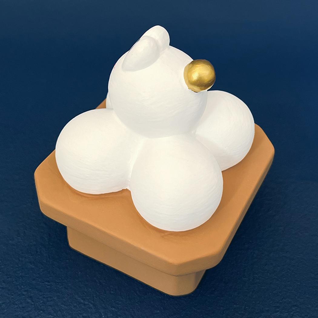 月しっぽうさ団子 マスコット 月しっぽうさぎ デコレ インテリア かわいい プレゼント