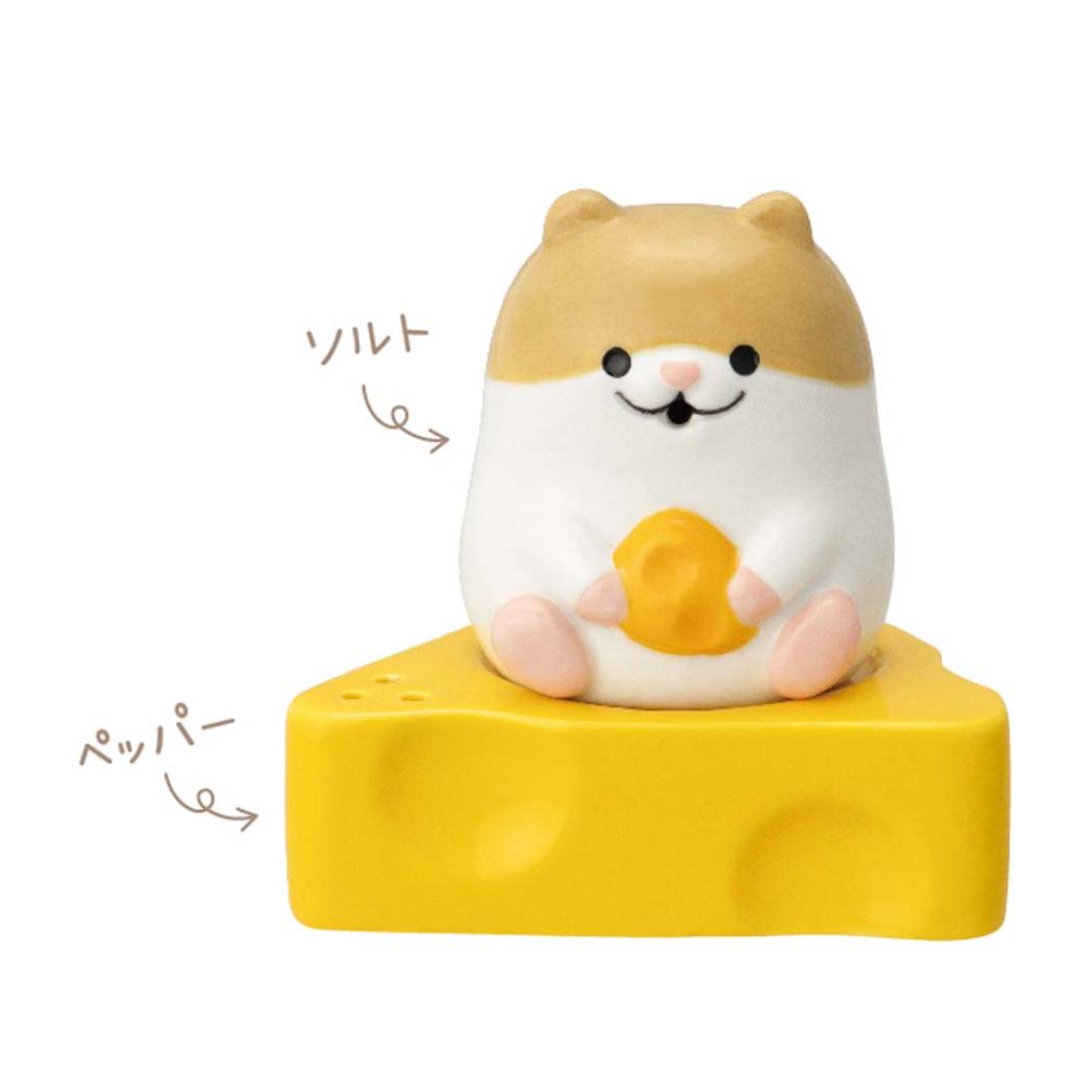 ソルト＆ペッパー 調味料入れ はむころん BR アニマル デコレ 調理小物 スパイスポット かわいい