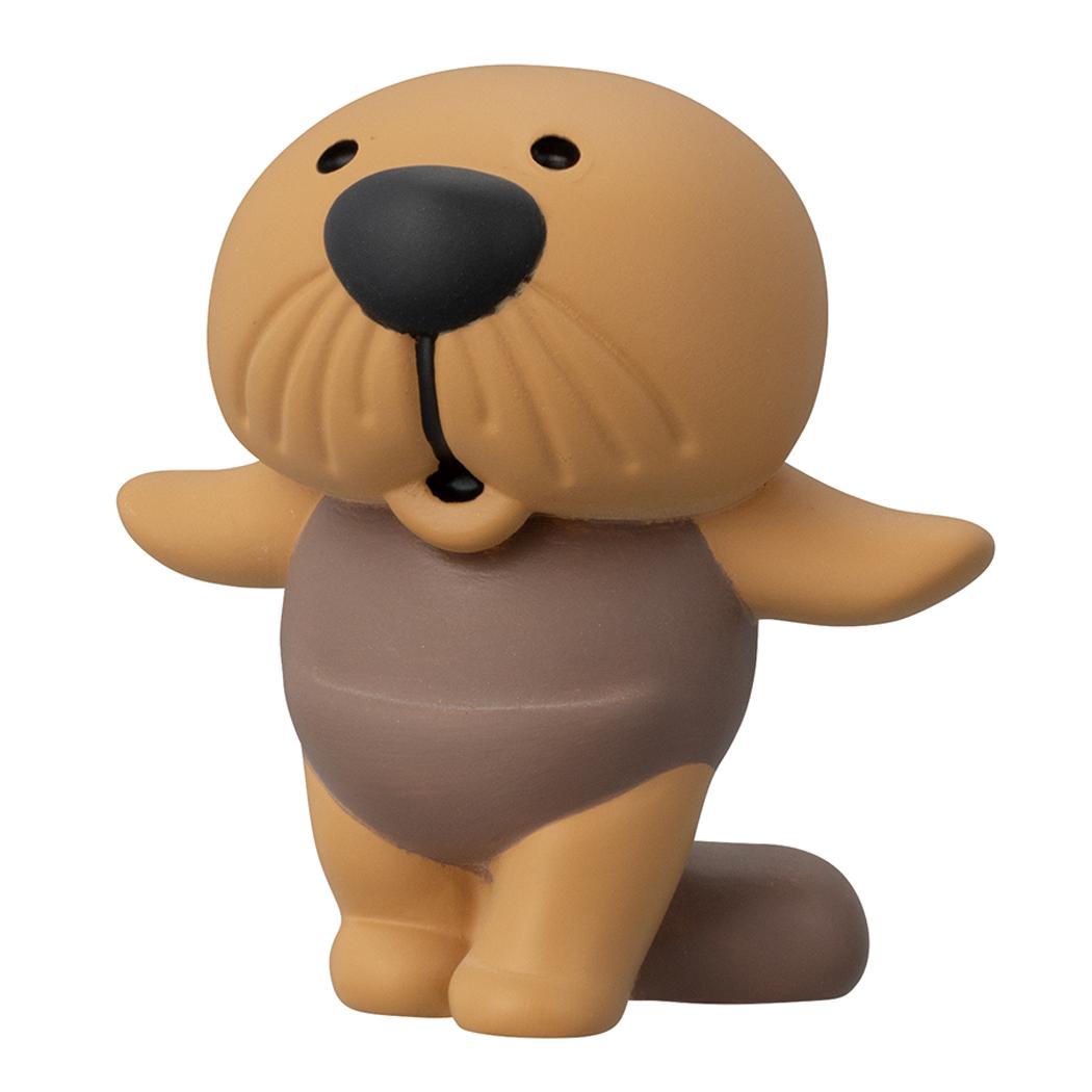おさんぽ ヒゲラッコ マスコット HIGE RACCO デコレ インテリア かわいい プレゼント