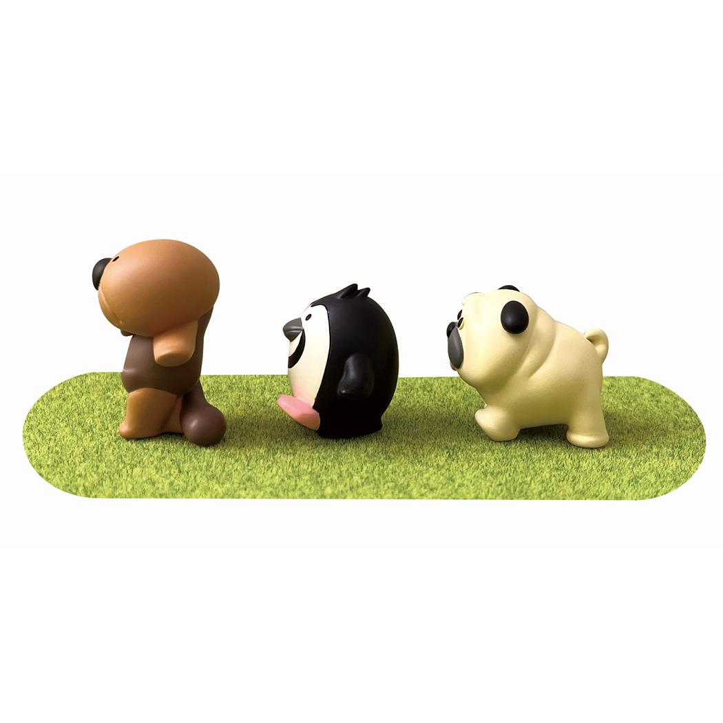 おさんぽ ヒゲラッコ マスコット HIGE RACCO デコレ インテリア かわいい プレゼント