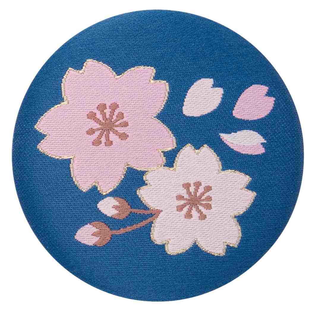 おみやげニッポン 磁石 くるみボタンマグネット 桜 デコレ