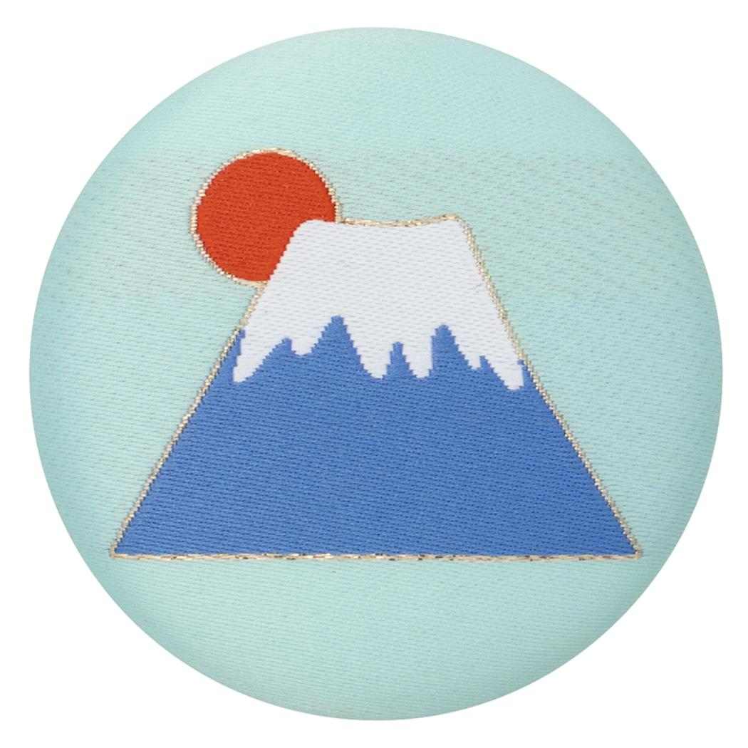 おみやげニッポン 磁石 くるみボタンマグネット 富士山 デコレ