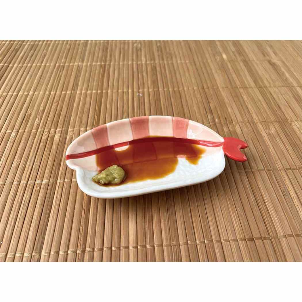 ミニプレート 寿司小皿 エビ デコレ 醤油皿 豆皿 取り皿 グッズ シネマコレクション