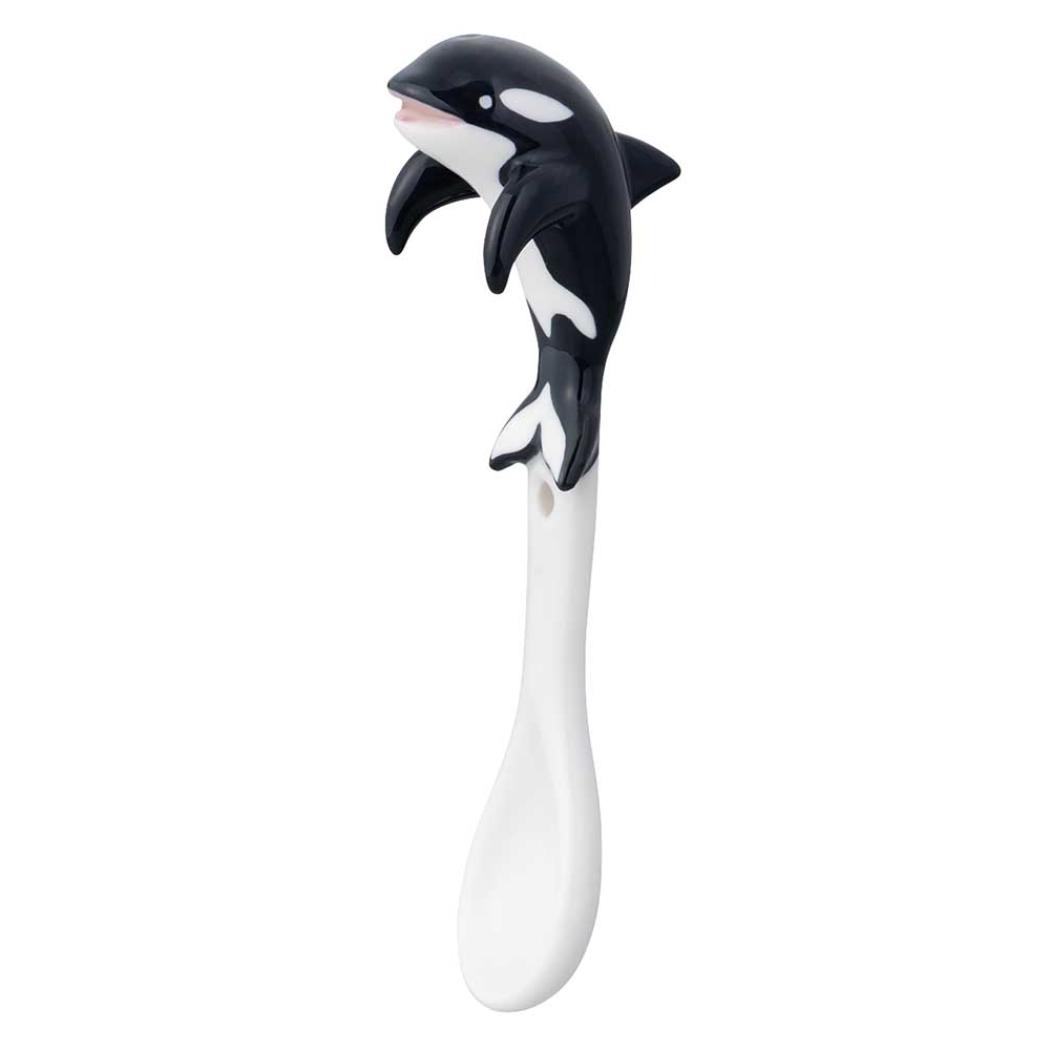 るんるんまりん スプーン まりんスプーン シャチ デコレ テーブルウェア 食器 贈り物 かわいい グッズ シネマコレクション