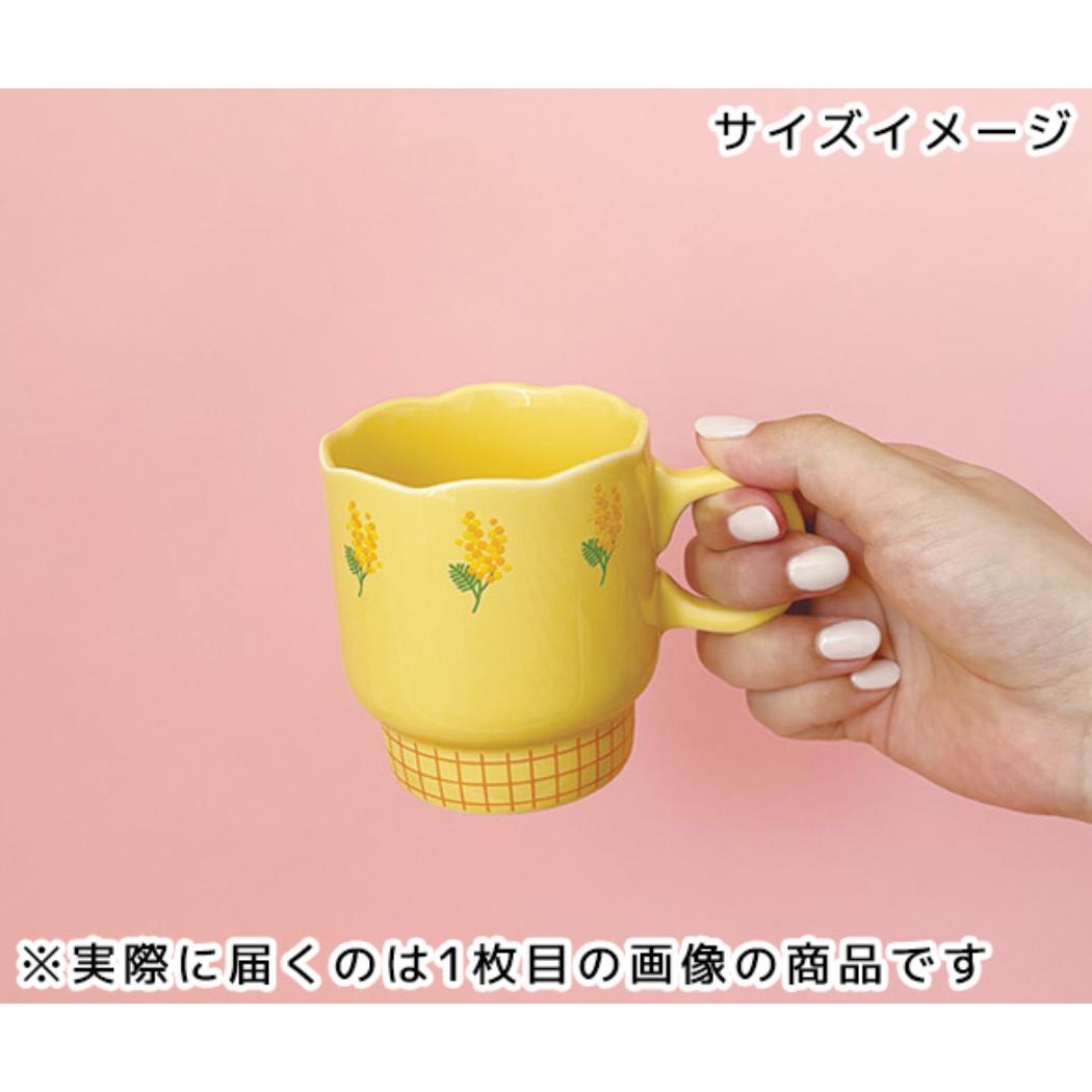 フルールマグ マグカップ ビオラ デコレ レトロ かわいい ティータイム