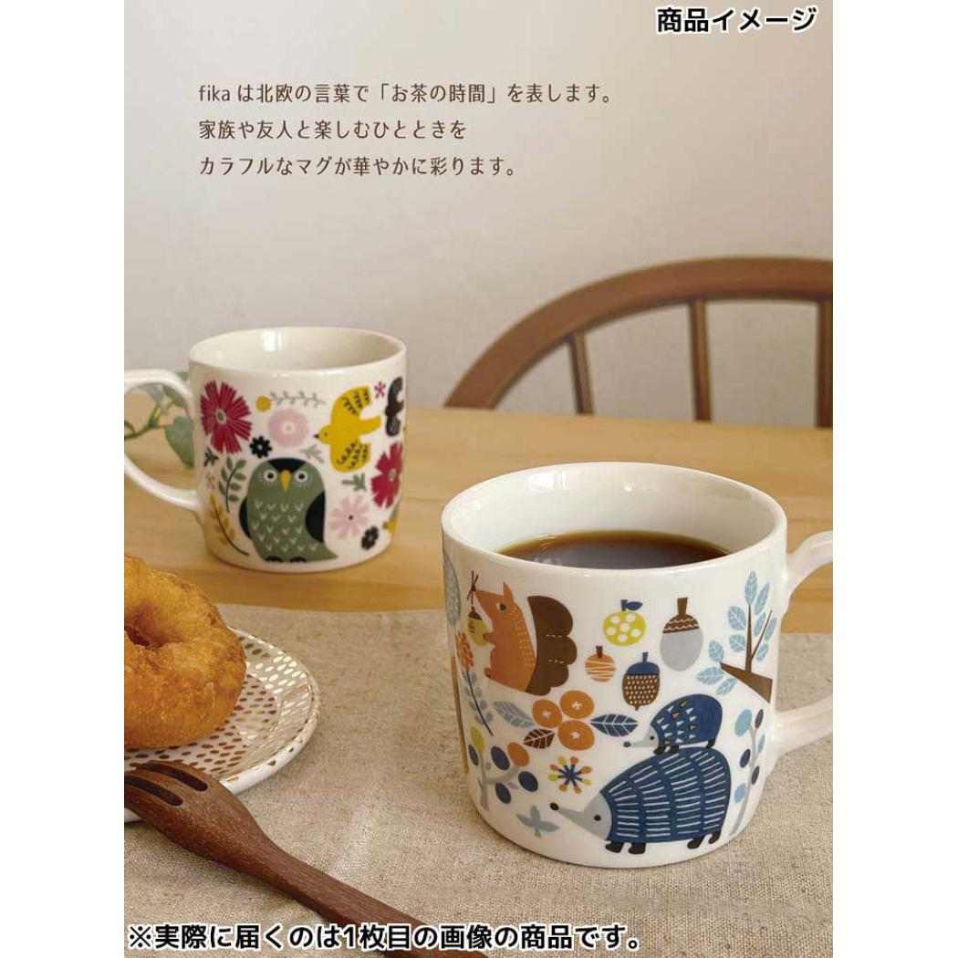 マグ 陶製マグカップ fikalycka BIRD デコレ プレゼント かわいい