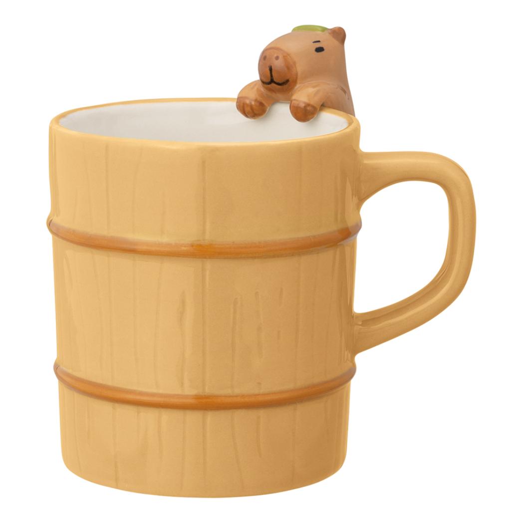 のほほんゆったりマグ マグカップ カピバラ大集合！ かぴばら デコレ ギフト雑貨 かわいい