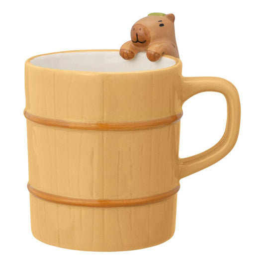 のほほんゆったりマグ マグカップ カピバラ大集合！ かぴばら デコレ ギフト雑貨 かわいい