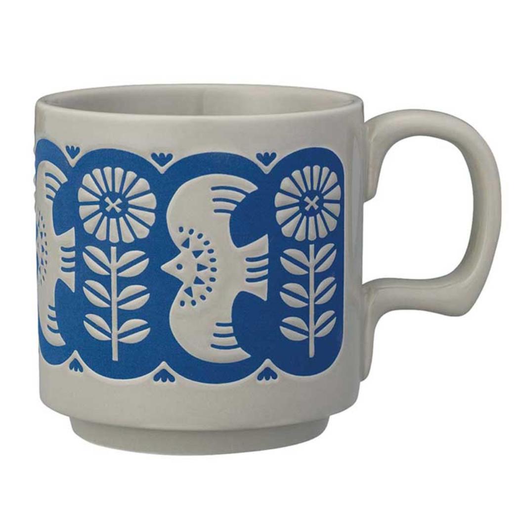 マグカップ pokori mug BIRD デコレ
